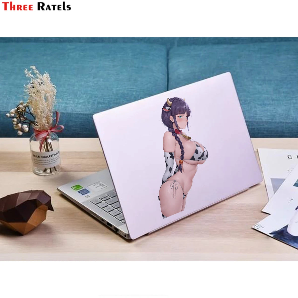 Three Ratels H198 Sexy Anime Girl For Kurotsuchi Nemu Bleach Stickers And Decals For Laptop Luggage Skateboard Decoration