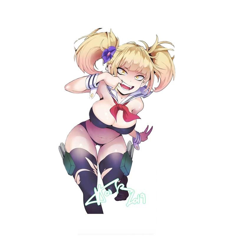 Cool Sexy Toga Himiko Boku No Hero Academia Personalized Creative Car Sticker Car Window Body Decorative Stickers Accessories