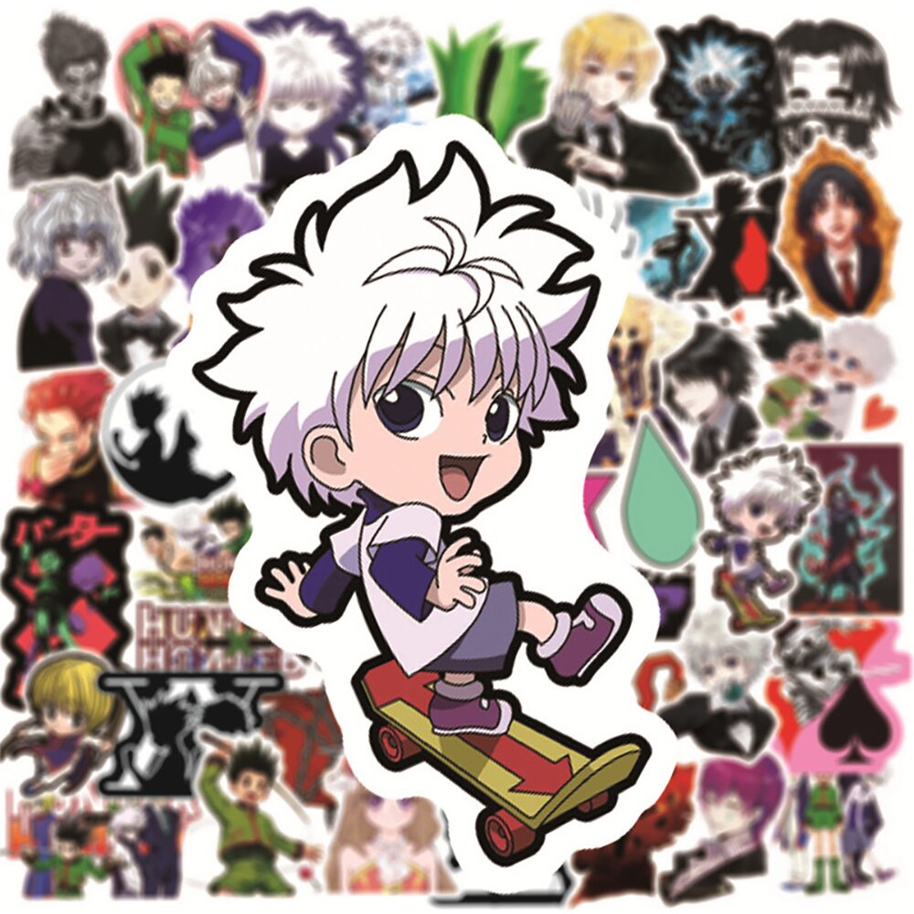 10/30/50PCS Anime HUNTER×HUNTER Stickers DIY Travel Skateboard Suitcase Luggage Laptop Waterproof Cartoon Sticker Joke Kid Toys