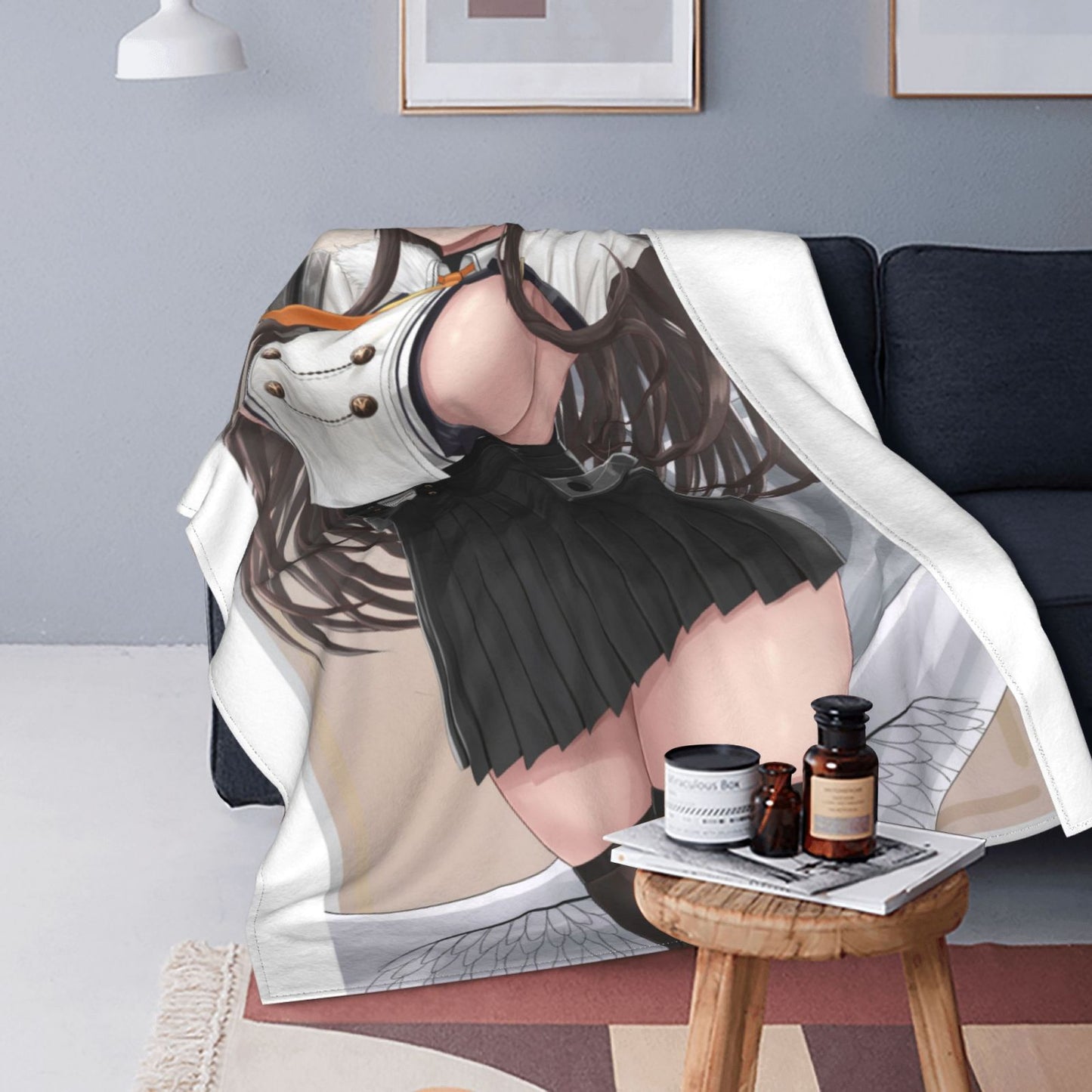 Azur Lane Blanket H Anime Poster Blanket Sexy Nudity Women Poster Fleece Blanket Hentai Image Sexy Adult Hentai Manga Blanket