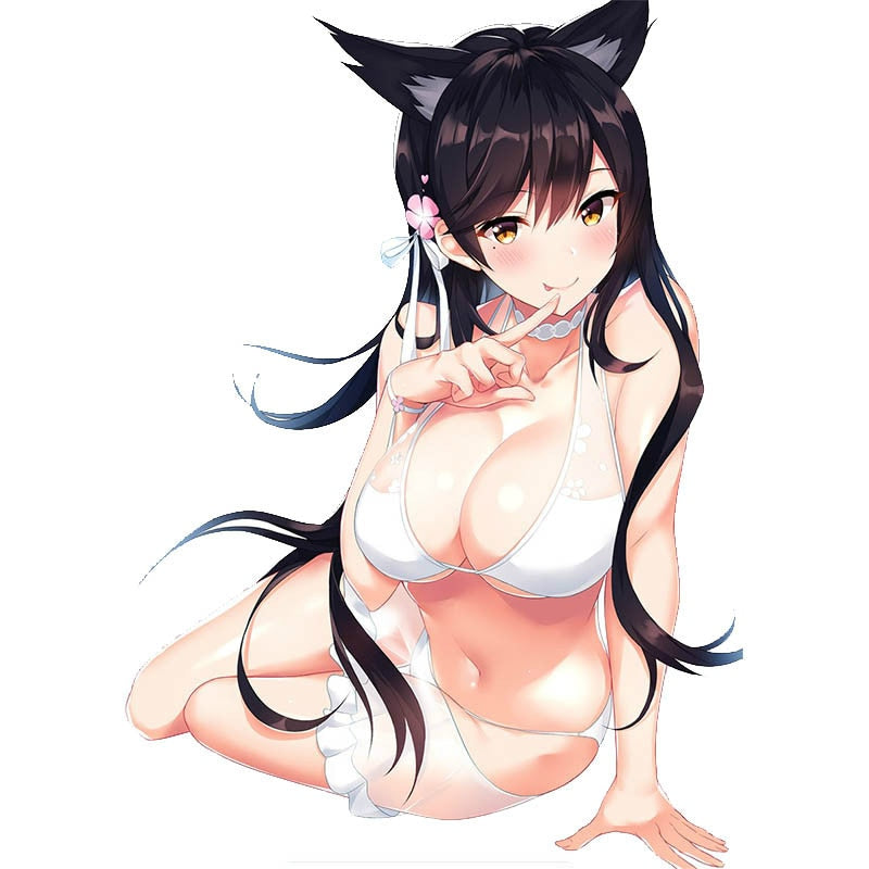 Hentai Waifu Anime Atago Azur Lane Sexy Girl Stickers Motorcycle Car Sticker Auto Accessories Vinyl Waterproof PVC Apply To Car