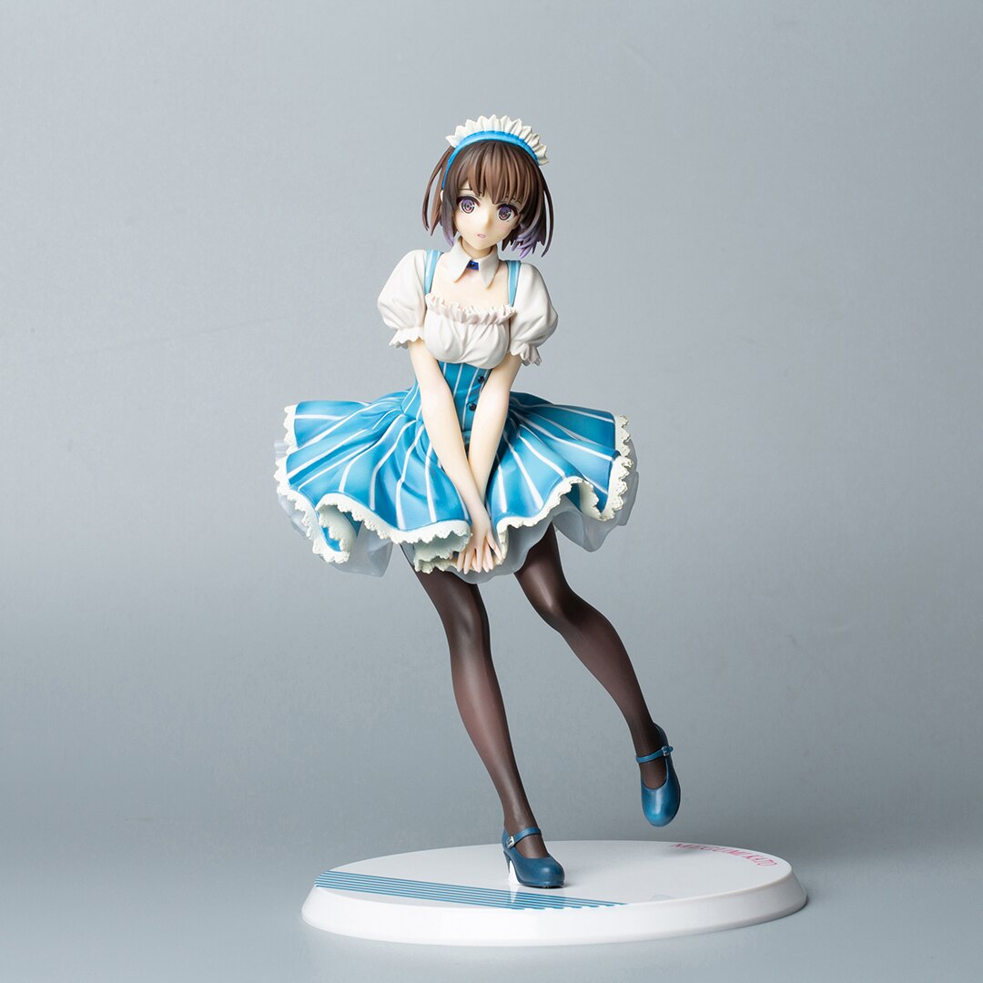 Revolve Aniplex How to Raise a Boring Girlfriend Fine Kato megumi Maid Japanese Anime Girl PVC Action Figure Toy Collection Doll