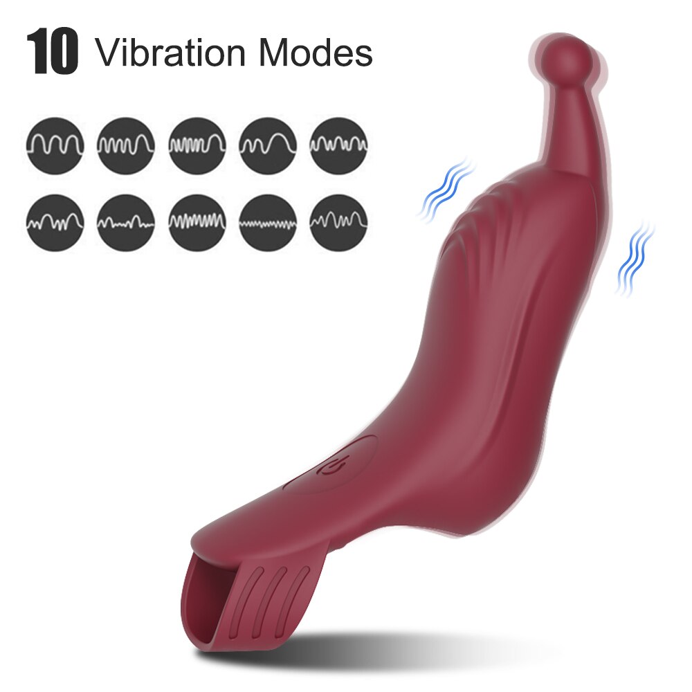 G-Spot Finger Vibrator Female Sex Toy For Women Clitoris Stimulator Couples Nipple Powerful Silicone Toy Goods for Adults 18