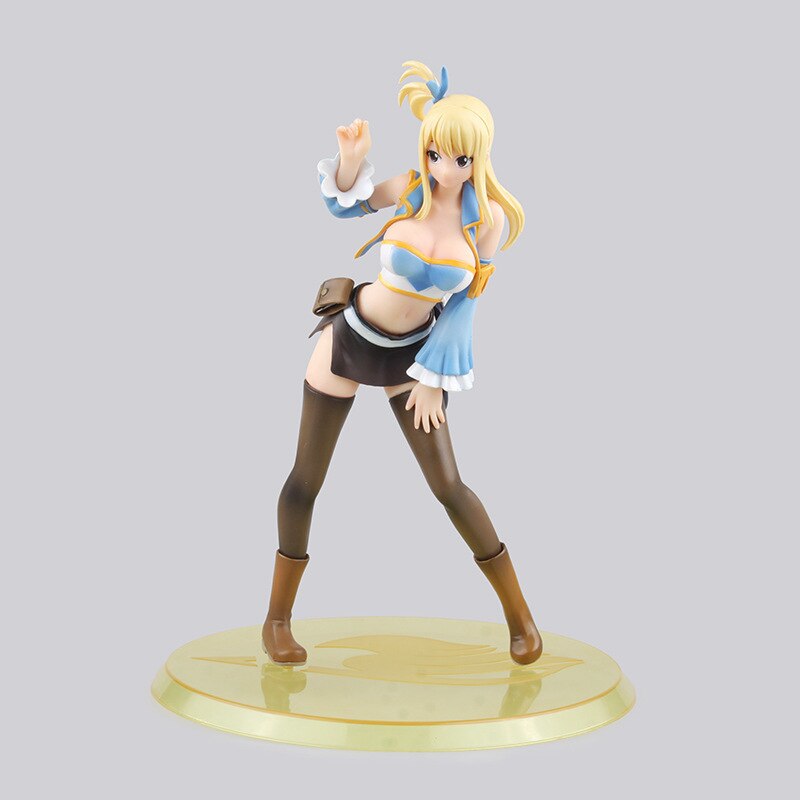 21cm Fairy Tail Lucy Sexy Action Figure PVC Collection Model Toys For Christmas Gift