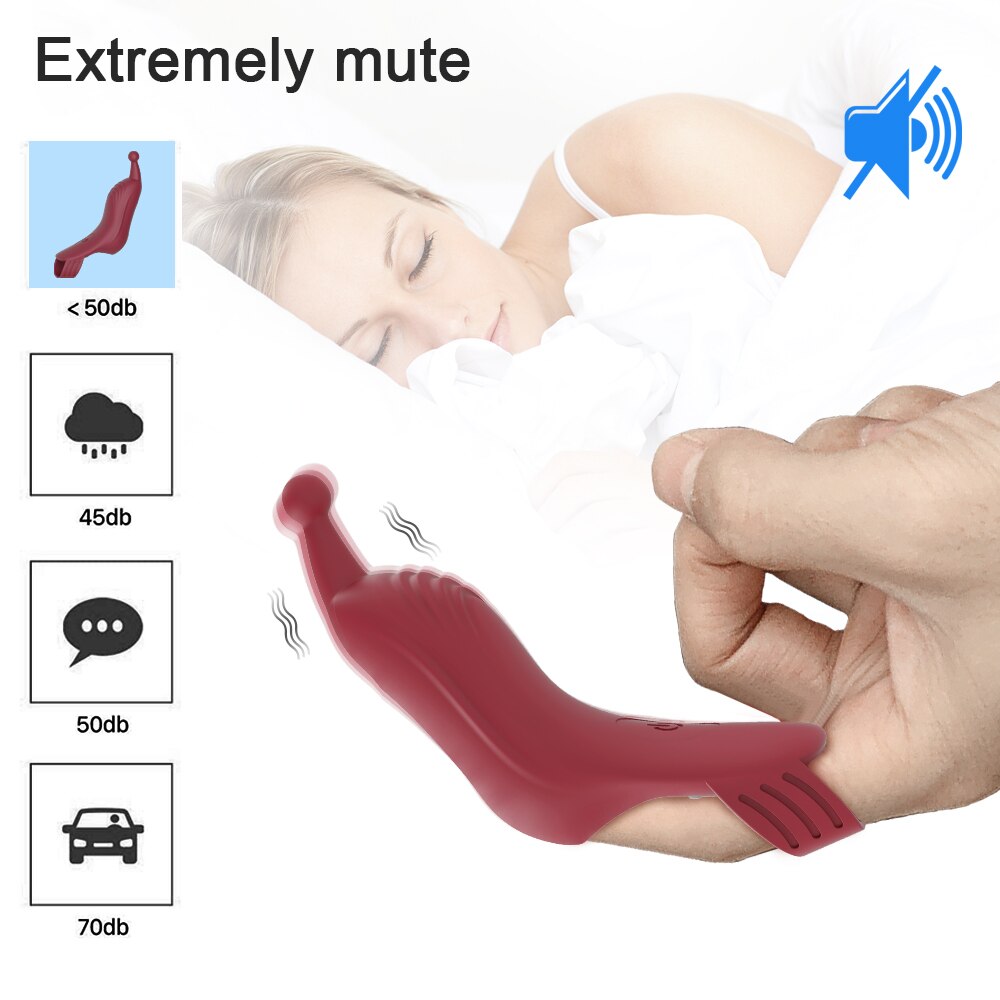 G-Spot Finger Vibrator Female Sex Toy For Women Clitoris Stimulator Couples Nipple Powerful Silicone Toy Goods for Adults 18