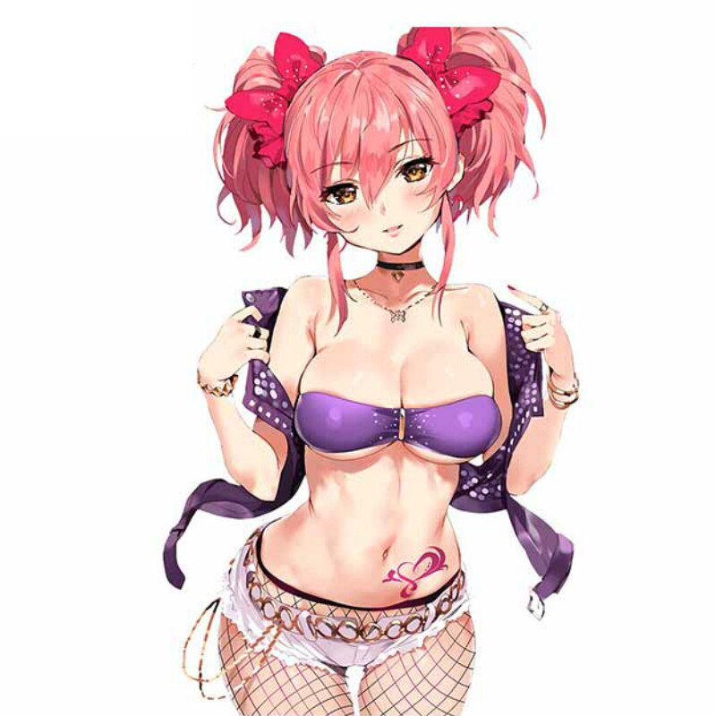 Sexy Anime Girl Car Styling Sticker Waterproof Decal 3D Custom Printed Decal Notebook Vinyl Cover Waterproof Apply To Car Window