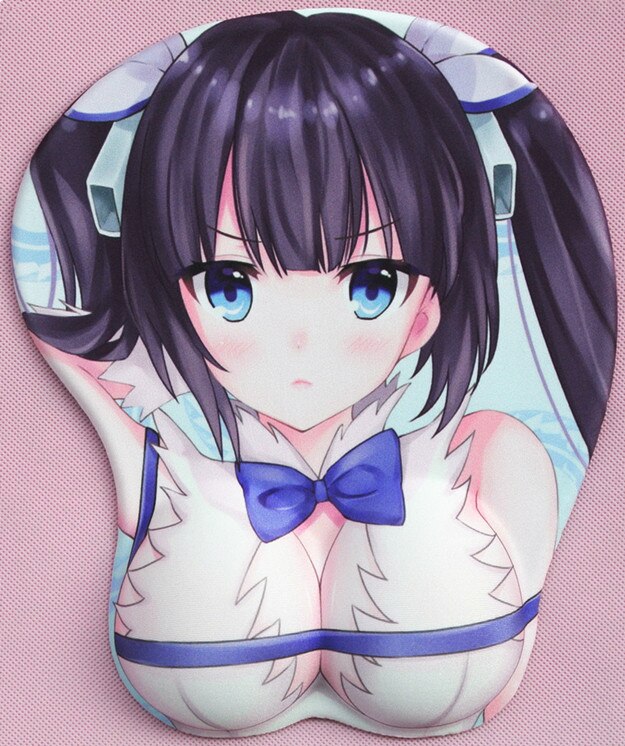 2020 new version Japanese anime 3d mouse pad wristbands Cartoon Creative sexy mouse pad Chest beauty mouse pad Free Shipping