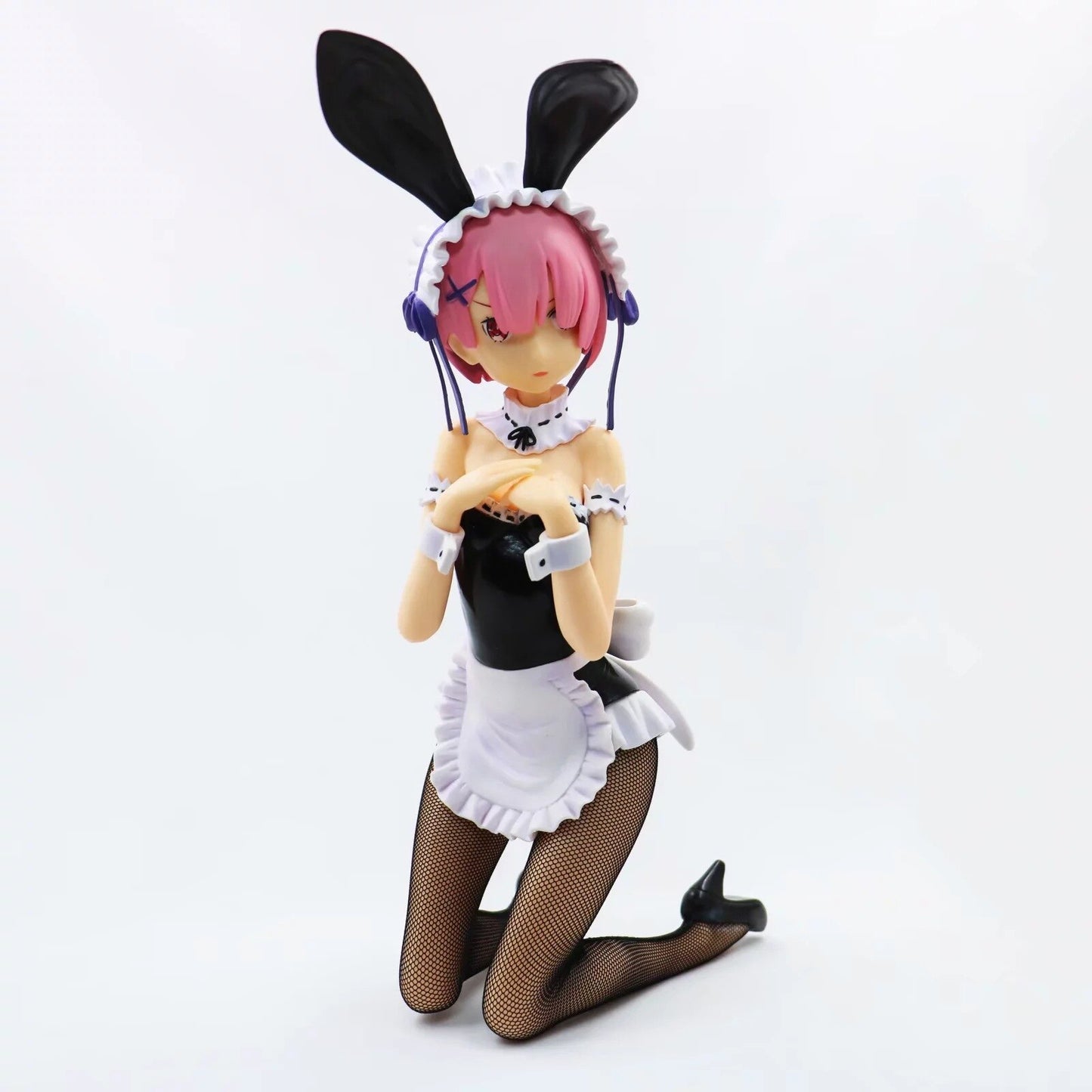 29CM Big Size Re:Life In A Different World From Zero Rem Ram Maid Outfit Bunny Girl Action Figure Toys Sexy Girl Anime Model Toy