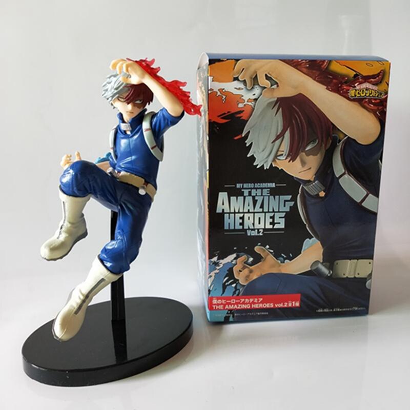 My Hero Academia the Amazing Heroes Katsuki Bakugo Midoriya Izuku Shoto Todoroki Figurine Toy Doll Brinquedos Figurals