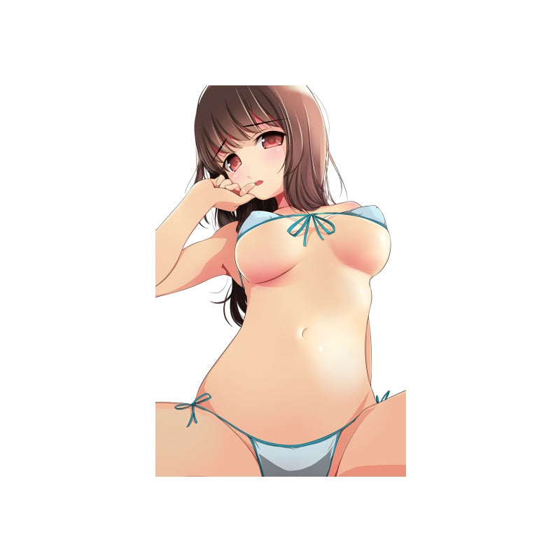 Sexy anime girl Stickers | Bikin Anime girl stickers | Sexy swimsuit stickers | underwear car stickers decal anime cute car accessories decoration