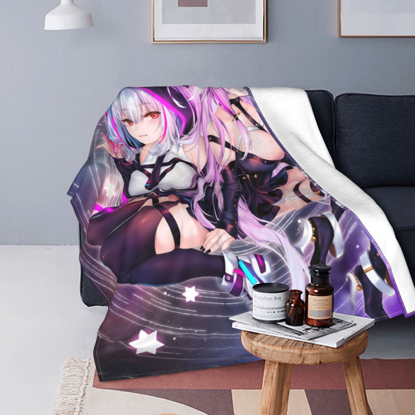 Doujin Throws Artist CG Comic Throw Adult Manga Sofa Blankets Hentai Anime Sexy Doujinshi Digital Poster Flannel Fleece Blanket