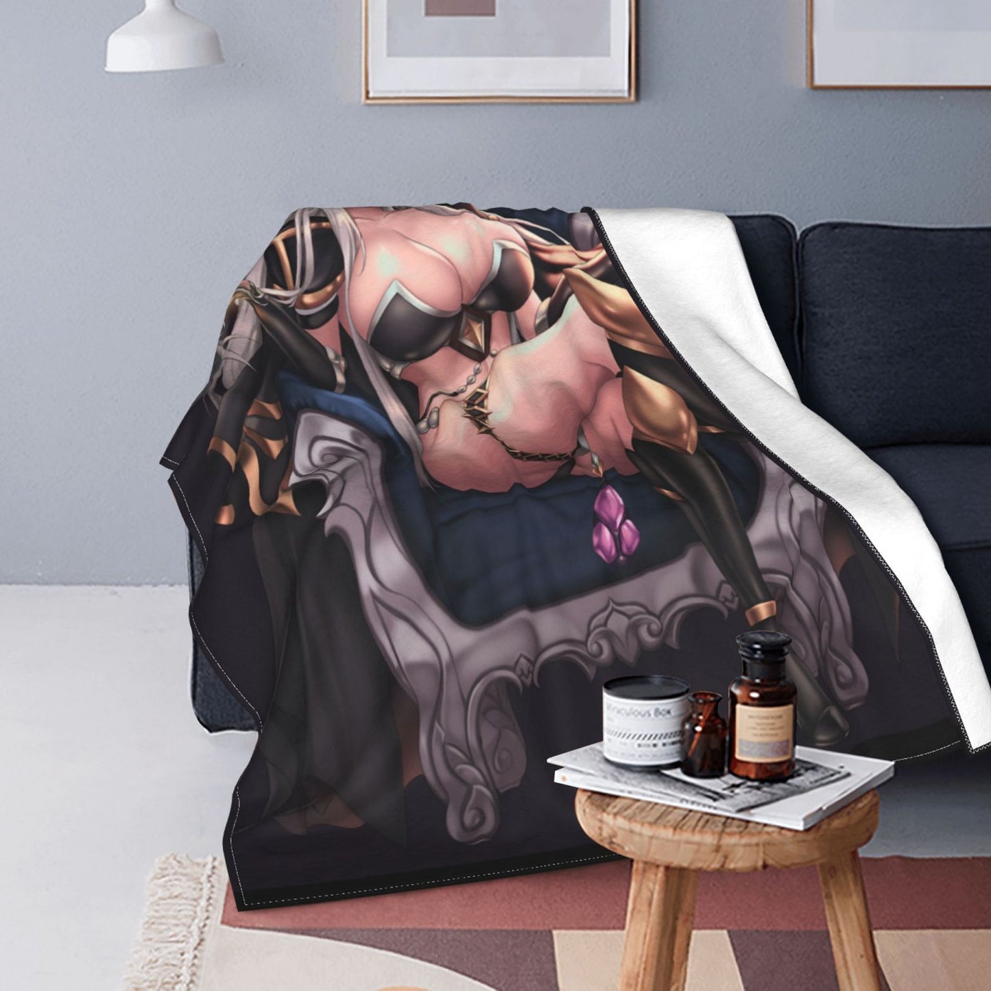 Artist CG Throws Doujin Comic Throw Adult Manga Sofa Blankets Hentai Anime Sexy Doujinshi Digital Poster Flannel Fleece Blanket