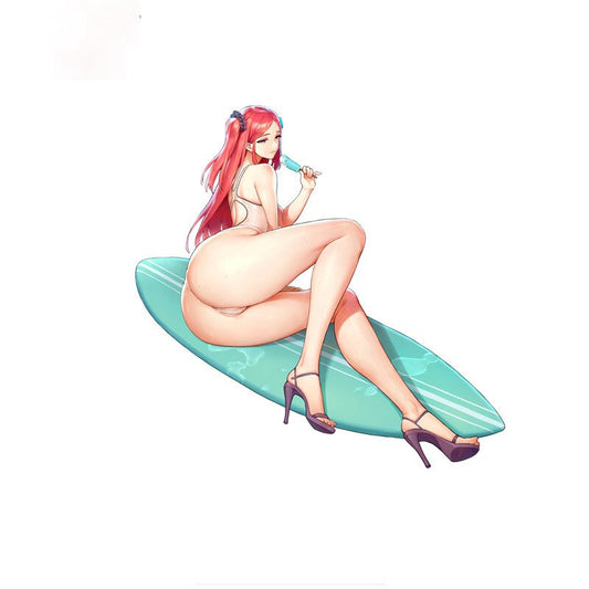 Sexy Anime Girls Car Body Car Sticker Pvc Figure Decal Good Quality Waterproof Sun Protection Anti-UV Apply To Car Window window