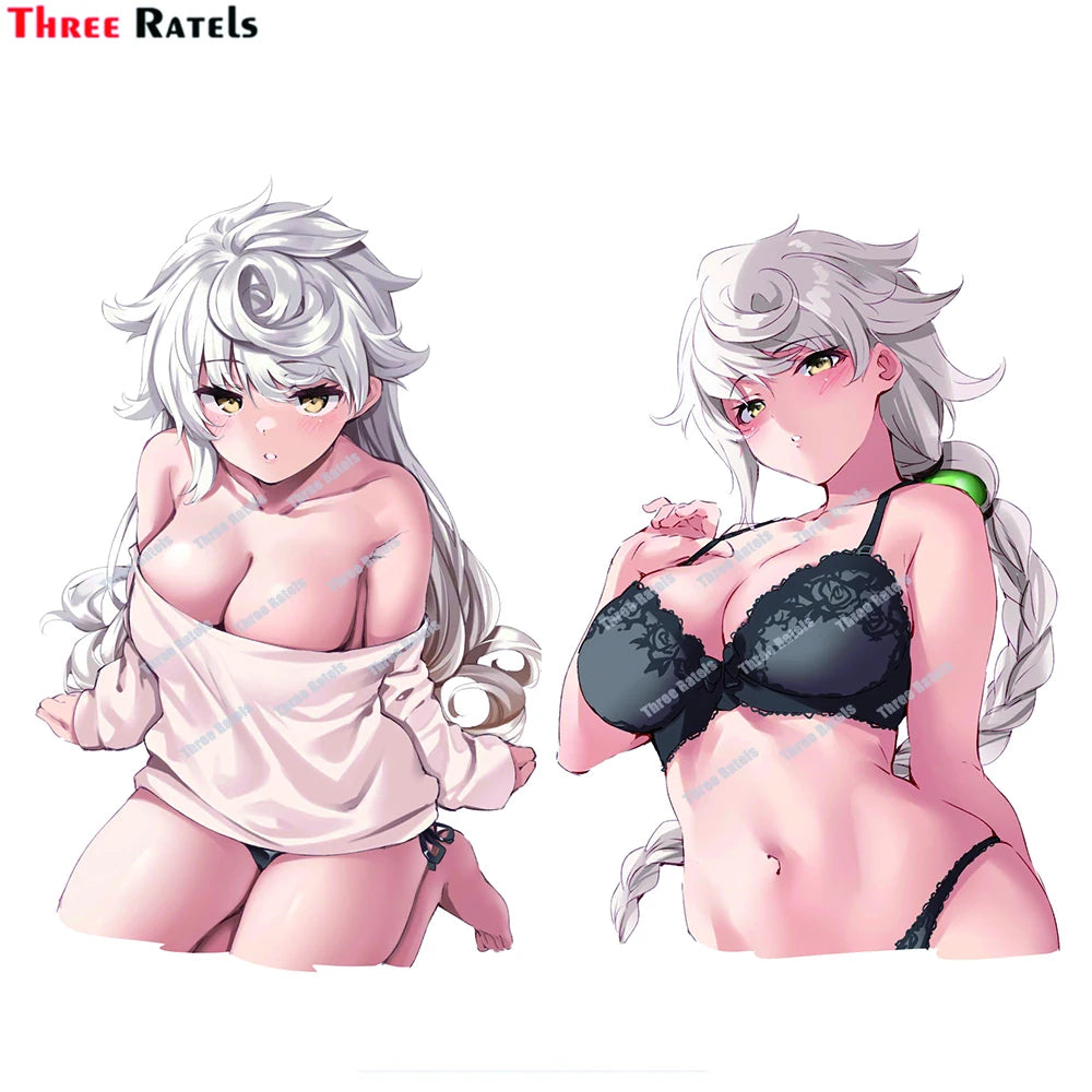 Three Ratels D741 Unryuu Kantai Collection Sexy Anime Girl Car Stickers Wall Decal Anime Cute Auto Accessories For Home Decorati