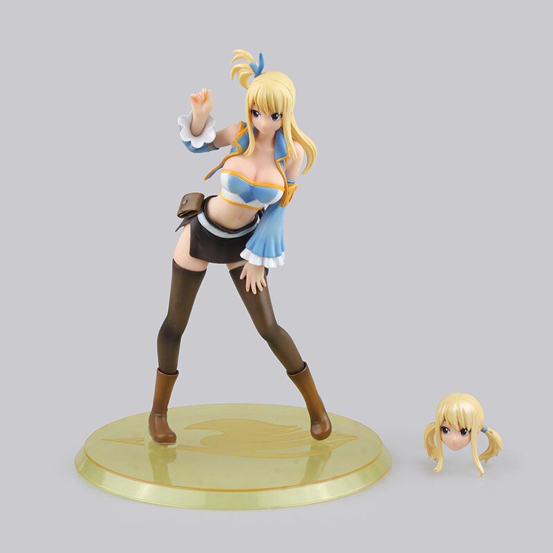 21cm Fairy Tail Lucy Sexy Action Figure PVC Collection Model Toys For Christmas Gift