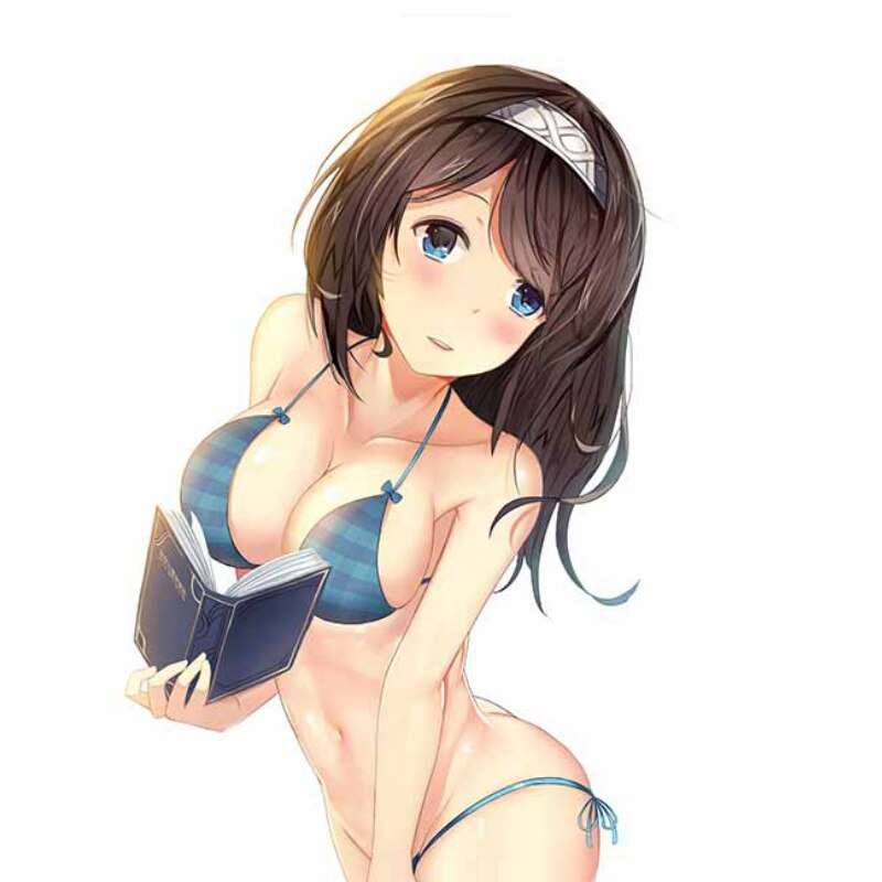 Sexy Anime Girl Car Styling Sticker Waterproof Decal 3D Custom Printed Decal Notebook Vinyl Cover Waterproof Apply To Car Window