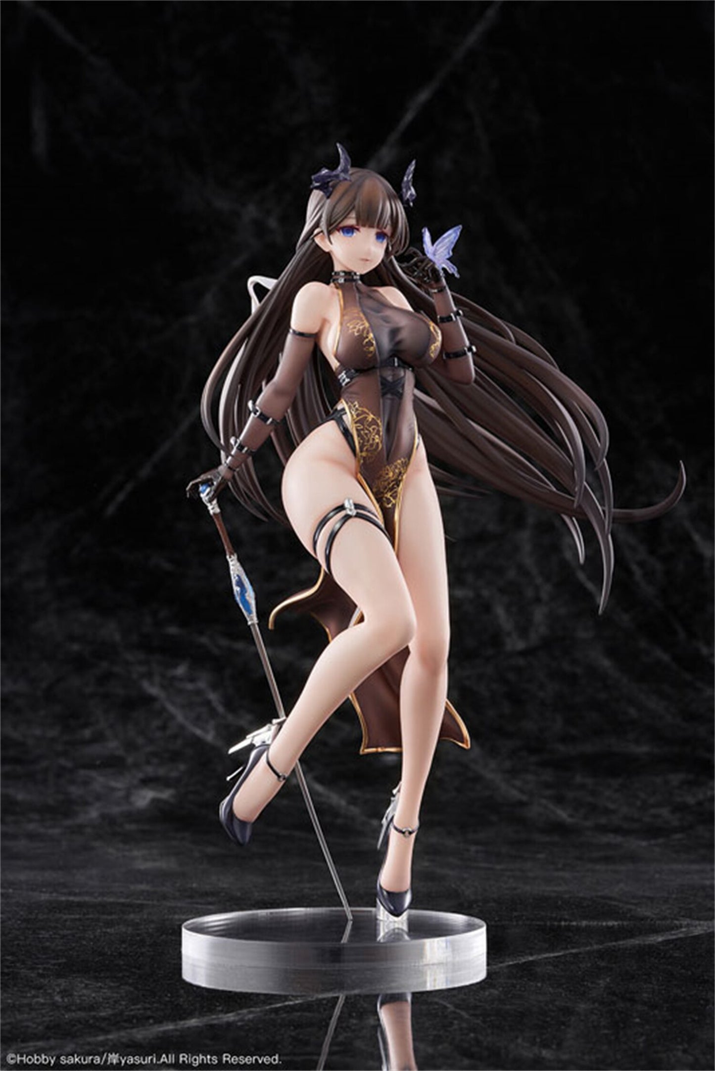 23cm Lost Order Moen Devil Ver Sexy Nude Girl Model PVC Anime Action Hentai Figure Adult Toys Doll Gifts