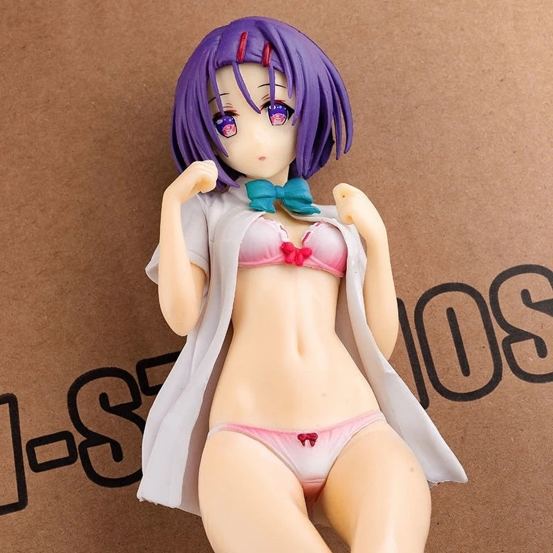 23cm To Love Ru Darkness Haruna Sairenji Figure PVC Cute Sexy Girl Anime Figure Toys Hentai Model Statue Adult Gifts Collection