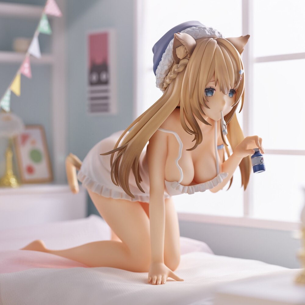 Waifu Figurine Hentai Anime Figure Girl Sexy Figure Original Character Onetsuneko Koron PVC Figure Collectible Model Anime Toy