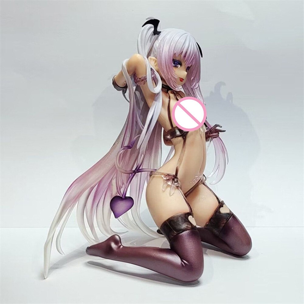 Anime Pink Charm Tamano Kedama&#39;s Succubus Black Lulum PVC Action Figure Anime Sexy Girl Figure Model Toys Collection Doll Gift