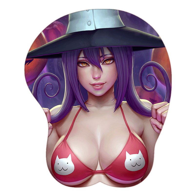 Creative High Quality Anime 3D Sexy Girl Big Oppai Gel Mouse Pad with Wrist Rest Gaming MousePad Mat for LOL CSGO