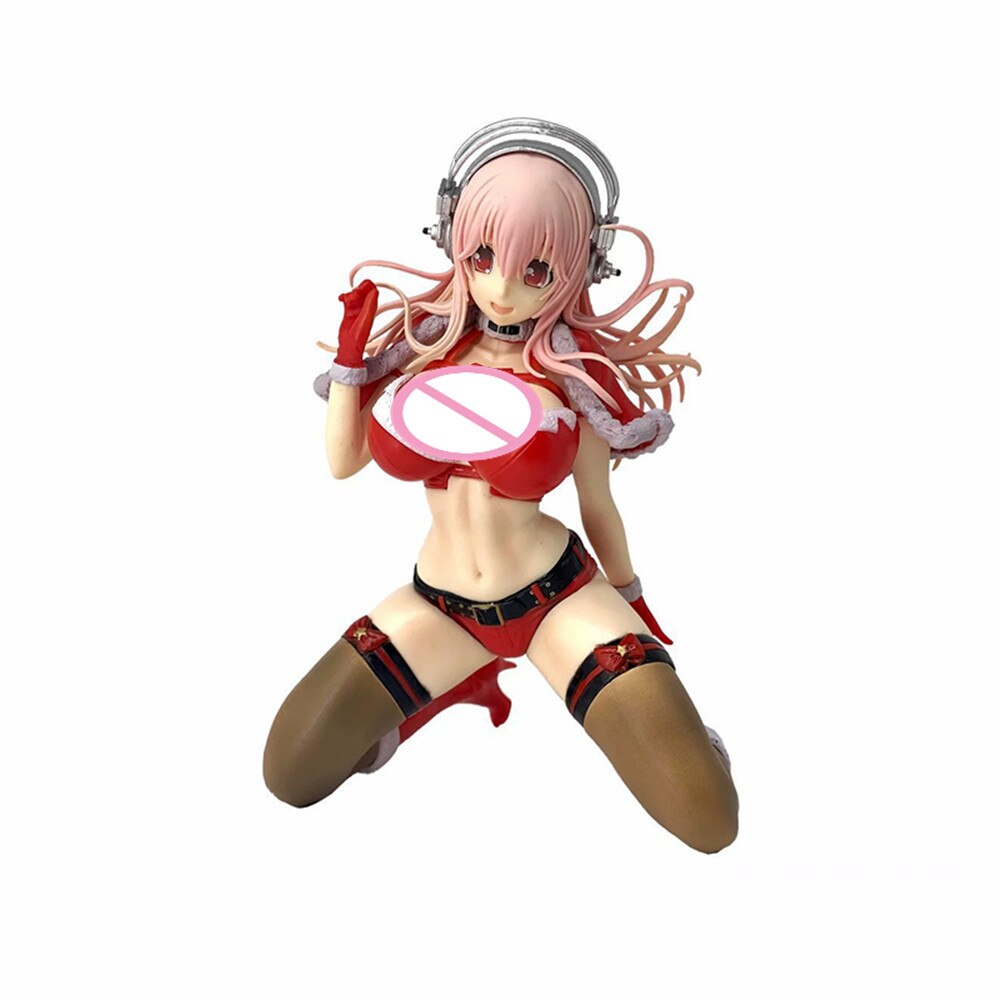 Sexy Anime Girl Figure Sonico Christmas Version Hentai Cast Off Figure Collection Girl Figurine Home Decor Collectible Figurines