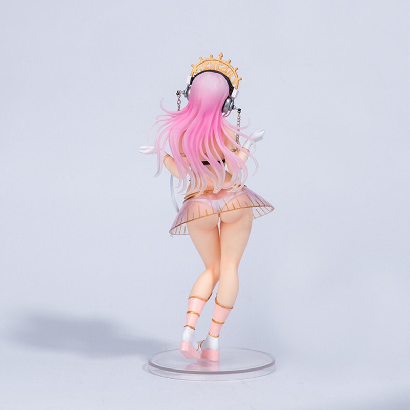 25cm Anime Nitro Super Sonic SUPER SONICO Libra Ver. Sexy Girls Scale Painted PVC Action Figure Model Collectible Toys Doll 1/6