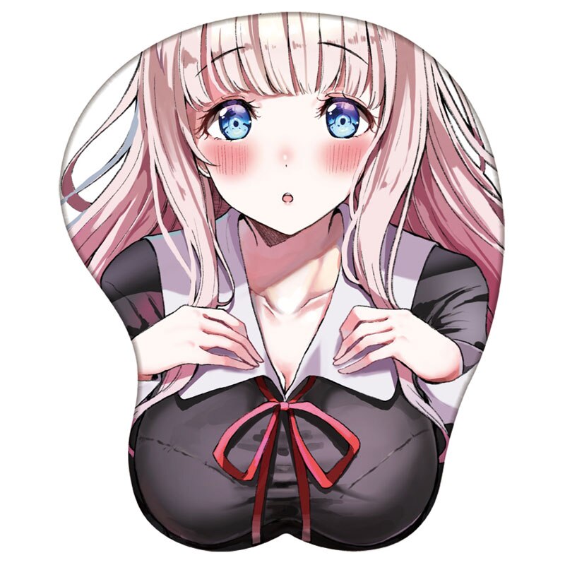 Chika Shirogane Kei Hayasaka Ai 3D Silicone Mousepad Kaguya Sama Love Is War 3D Wristband Mouse Pad Anime 3D Wrist Rest MouseMat