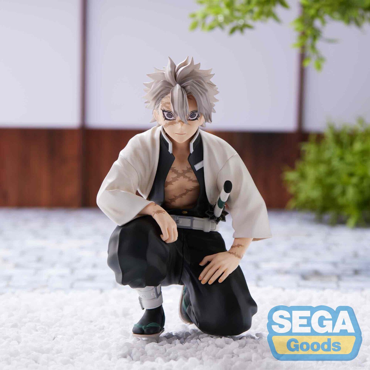 Pre-sale Demon Slayer Shinazugawa Sanemi Pillar Meeting Anime Figure Pvc Model Toy Desktop ornaments Cartoon Model Collectibles