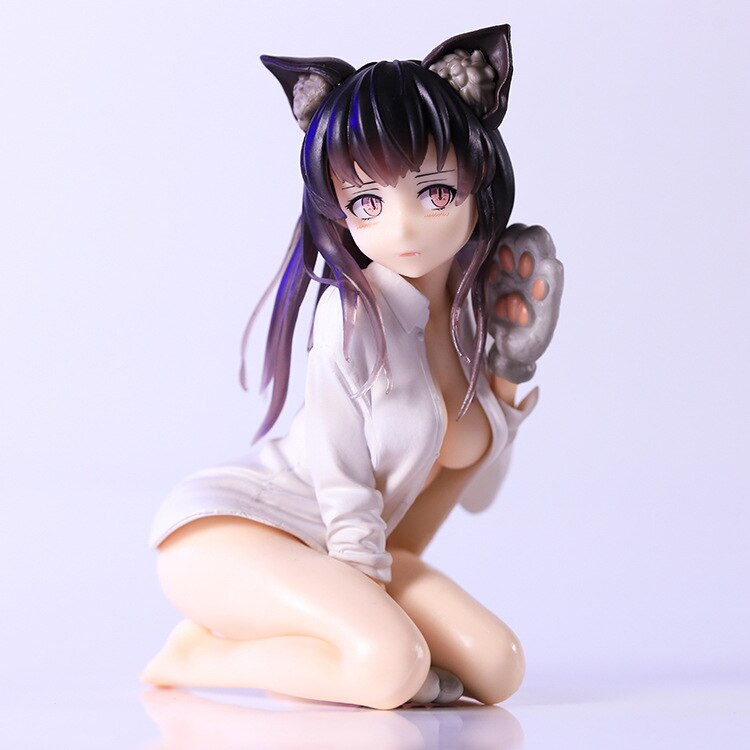 14cm DCTer Koyafu Catgirl Mia Sexy Girl Anime Figure Nekomusume Catgirl Mia Action Figure Adult Collection Model Doll Toys