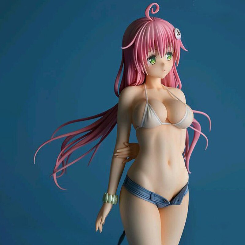 22cm Anime To Love Action Figure Succubus Lala Satalin Deviluke Swimsuit Sexy Girl Doll PVC Collectible Model Toy kid Gift