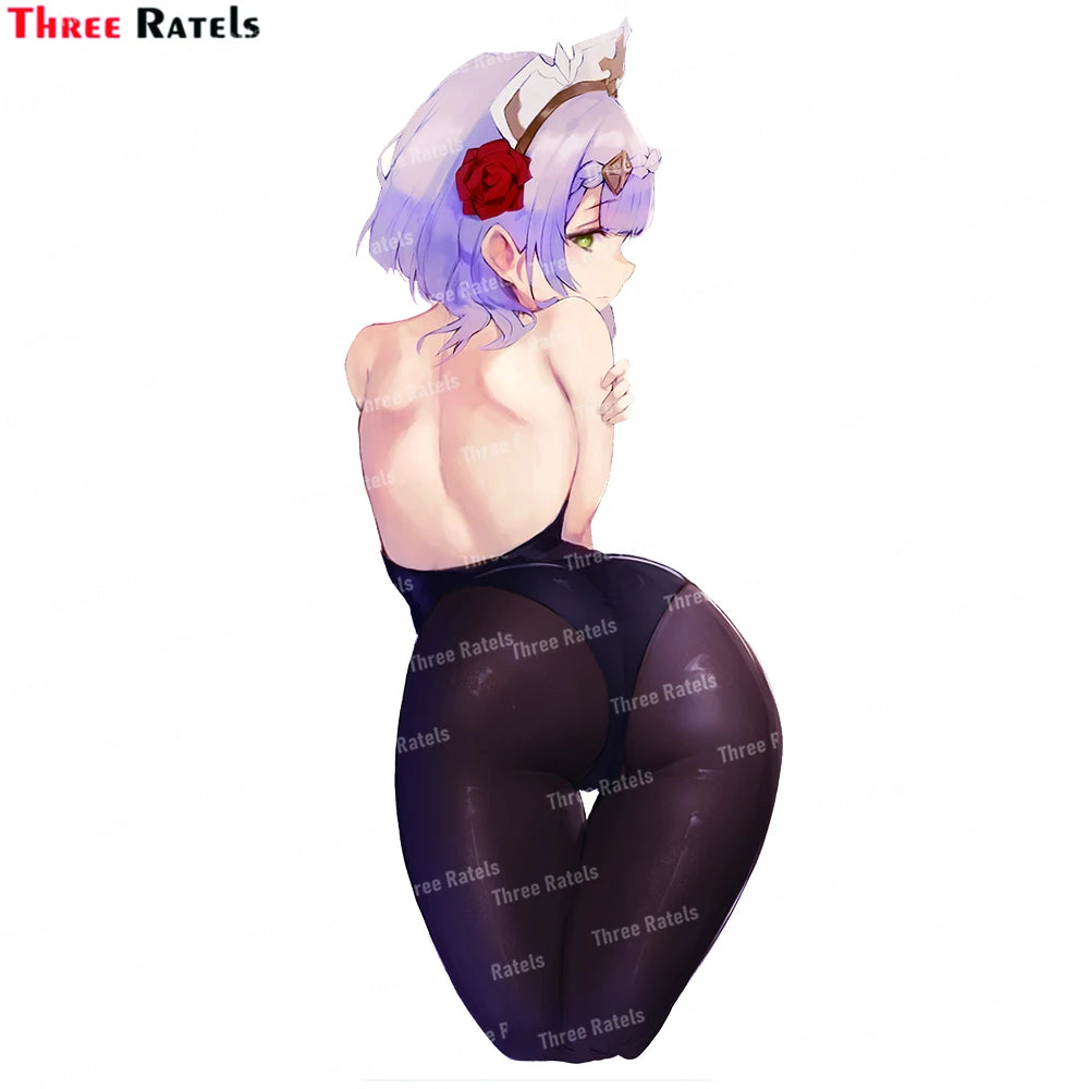 Three Ratels J908 Noelle Genshin Impact Personalized Creative Scratch Stickers Laptop Skateboard Sexy Anime Girl  Decals Decor