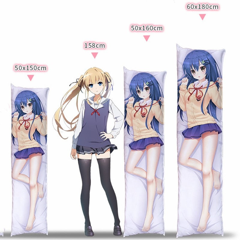 Dakimakura Anime Pillow Case Yae Miko Double-sided Print Life-size Body Pillow Cover