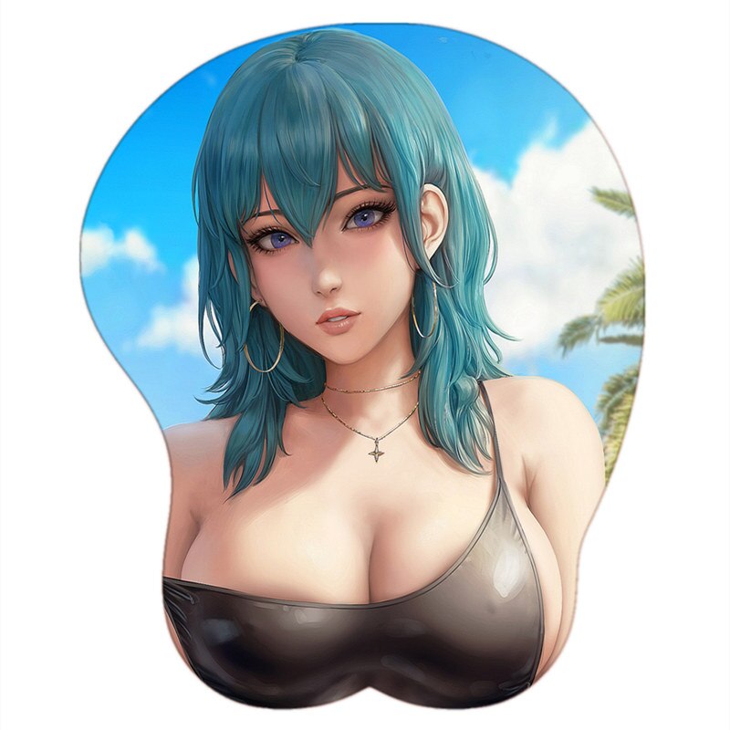 3D Sexy Girl Big Oppai Creative High Quality Anime Gel Mouse Pad with Wrist Rest Gaming MousePad Mat