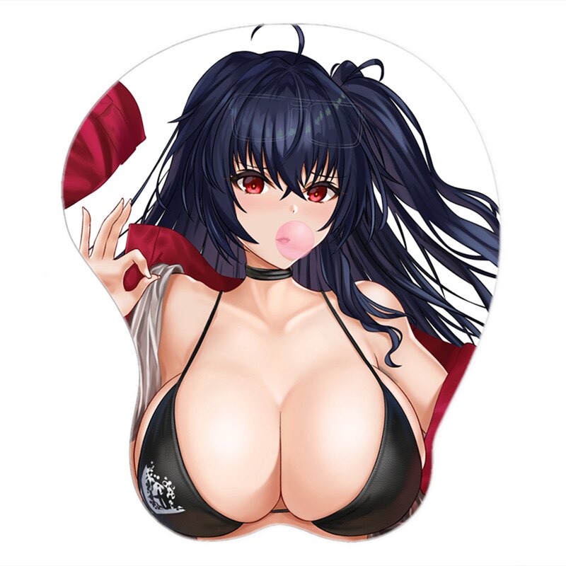 Taihou Full Skin for Azur Lane 3D Big Sexy Breasts Mousepad Oppai Wrist Rest Anime Gaming Mouse Pad Kawaii Desk Mat for PC Gamer