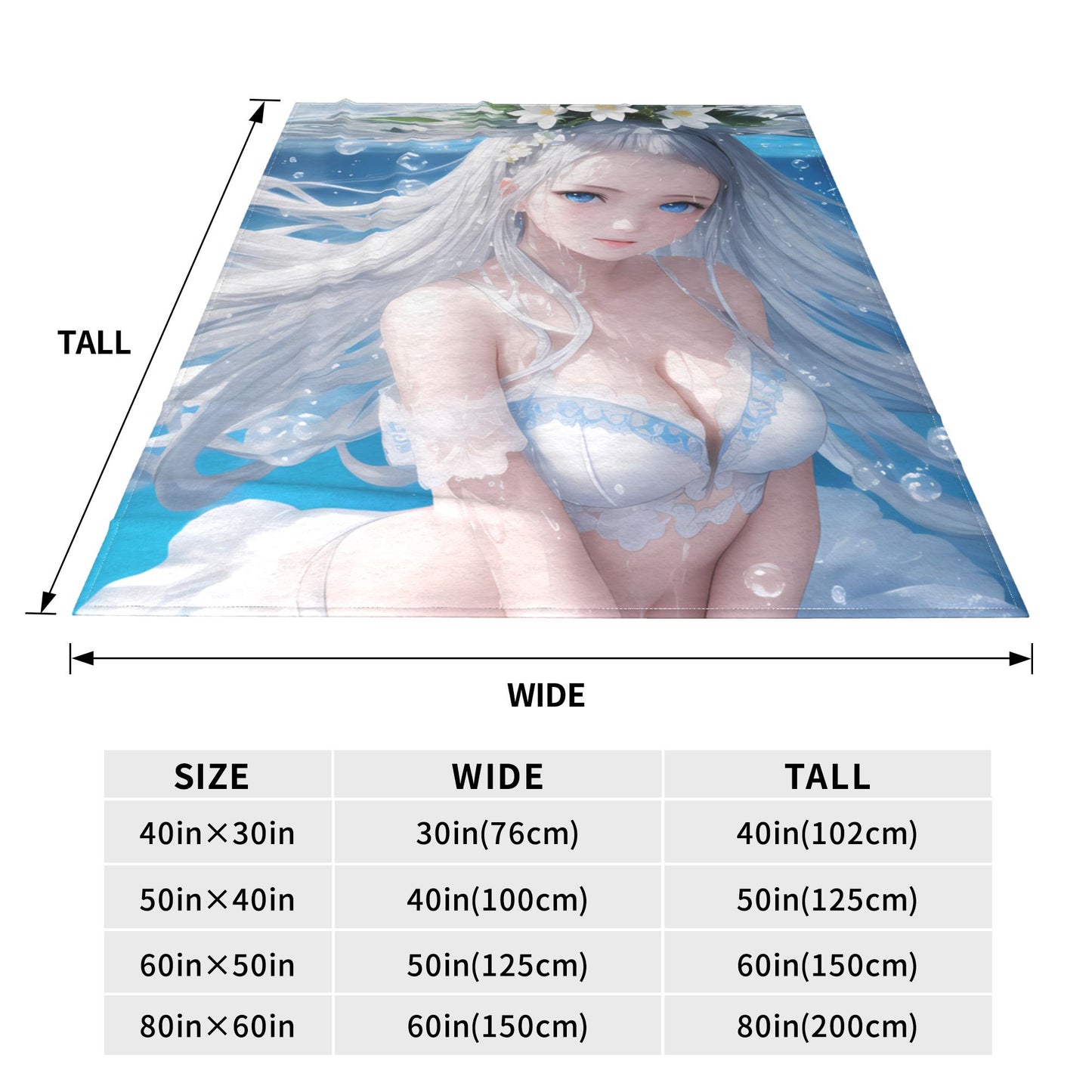 Cute Anime Girls Blanket Cartoon HD Single Mattress Aldult Sofa Bed Set Flannel for Children Teen Covers Bedding Blankets Gifts