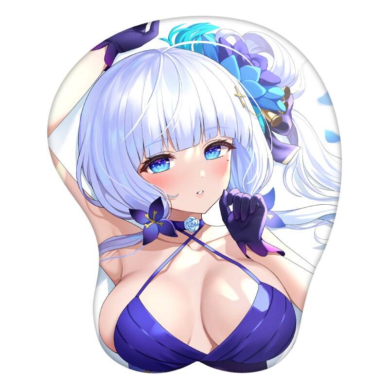 3D Mouse Pad Illustrious Azur Lane Anime Wrist Rest Silicone Sexy Creative Gaming Mousepad Mat