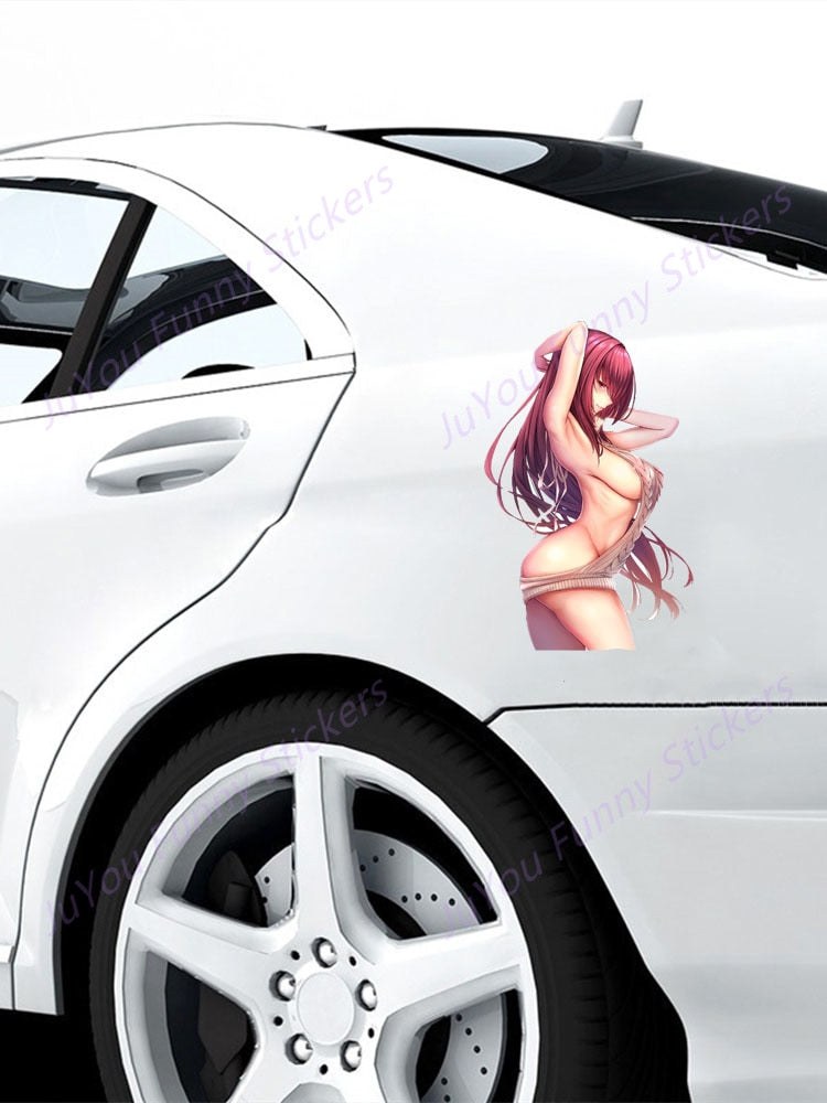 Sexy anime girl Stickers | Bikin Anime girl stickers | Sexy swimsuit stickers | underwear car stickers decal anime cute car accessories decoration