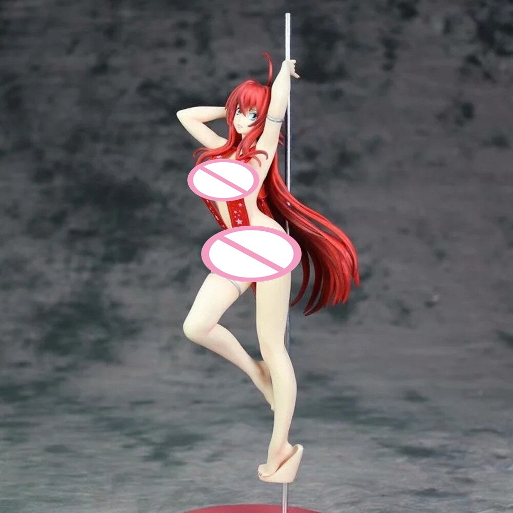 25cm High School DxD Sexy Rias Gremory Pole Dance Action Figure PVC New Collection Figures Toys Collection For Christmas Gift