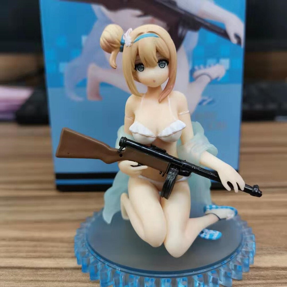 Native Anime Girls Frontline Figure Suomi KP-31 Doll Swimsuit Japanese Sexy Girl PVC Action Figurine Model Collection Toy Gift