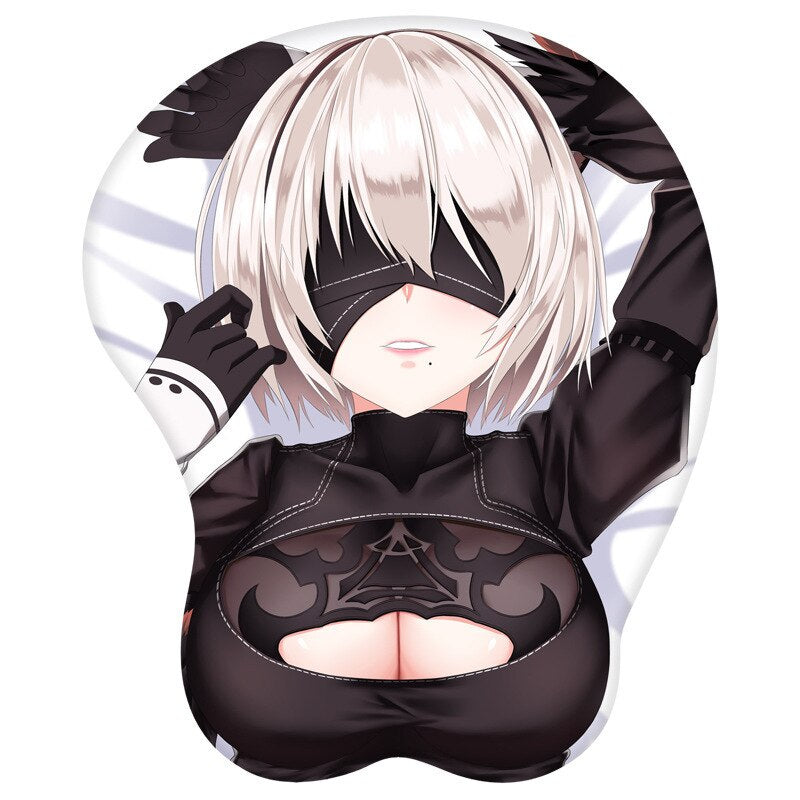 3D Boobs Mousepad | Oppai Ass Tits Mouse Pad | Silicone boobs mousepad