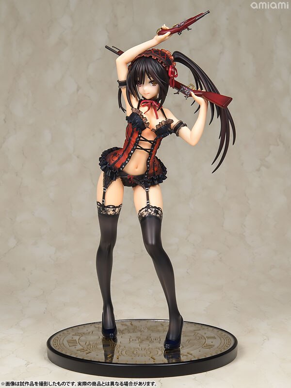 28cm Date A Live II Anime Figure Kurumi Tokisaki Action Figure Nightmare Kurumi Tokisaki Sexy 1/8 PVC Figurine Model Doll Toy