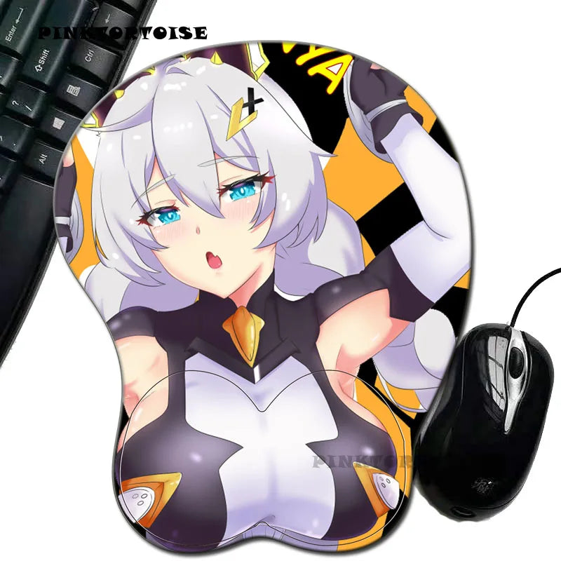 260X210X30MM 3D Mouse Pad Ergonomic Mouse Pad with Wrist Support Anime 3D Mousepad Laptop Computer Office