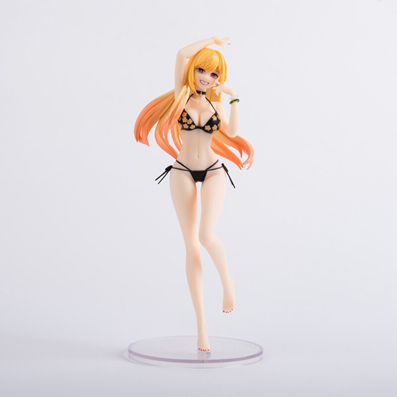 21cm My Dress-Up Darling Marin Kitagawa Anime Figure Marin Kitagawa Bikini Action Figure Adult Collection Model Doll Toys Gifts