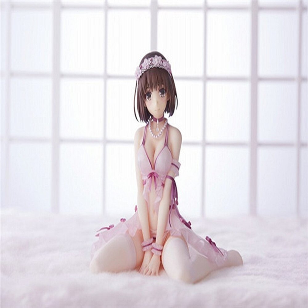 16CM Sexy Megumi Kato Action Figure Anime How To Raise A Boring Girlfriend Figure PVC Collection Model Toys For Aldult Gifts