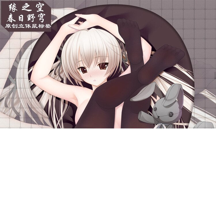 Yosuganosora Anime Kasugano Sora 3D Hand Wrist Rest Mouse Pad Mousepad Silicone Butt Oppai Soft Gaming Mouse Mat Office Work