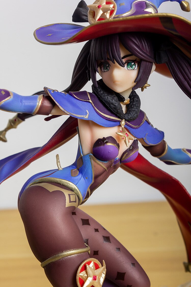 25cm Genshin Impact Action Figure Mona Anime Action Figure Collection Mona Sexy Girl PVC Model Doll Childrens Toy Gift Ornaments