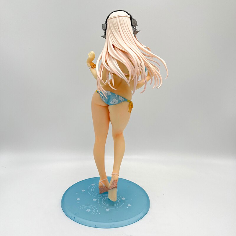 35cm Super Sonico Sexy Anime Figure SUPERSONICO Summer Vacation Action Figure Anime Girl Figure Collectible Model Doll Toy Gifts