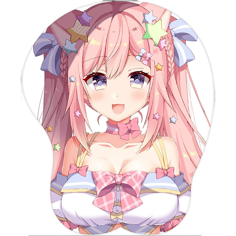 3D Boobs Mousepad | Oppai Ass Tits Mouse Pad | Silicone boobs mousepad