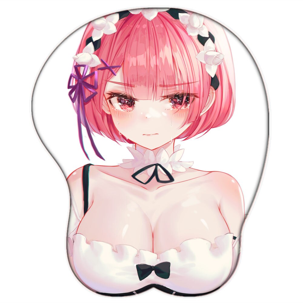 Re Zero Lam Gamer Anime Sexy Breast Mouse Pad Cute Manga with Wrist 3D Oppai Silicone Gel Mat Pad